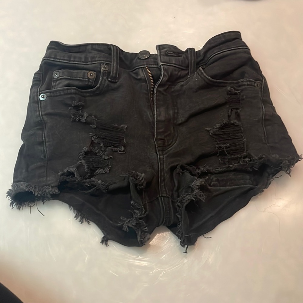 Aeropostale High Rise Denim Short
